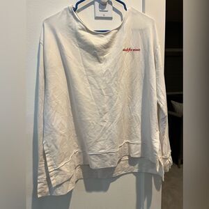 Rachel Hollis Ltd "Made for More" Sweatshirt Top White Size M